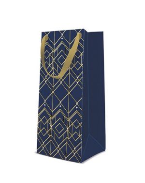 Vánoční papírová taška PAW Crystal Deco narrow DEO