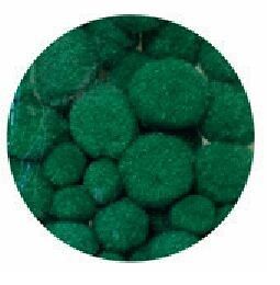 Bambule tmavě zelené 80 ks mix velikosti