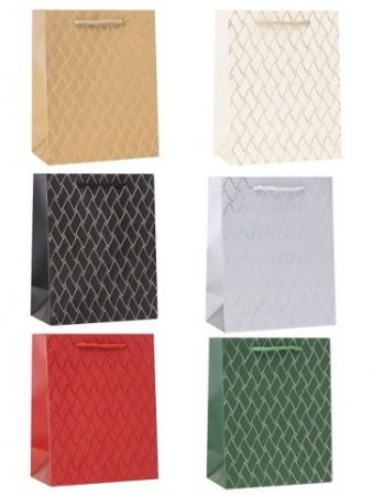 Vánoční taška A5 střední LUX emboss