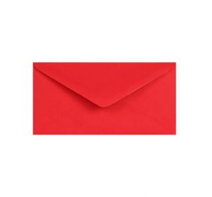 Barevná obálka DL červená