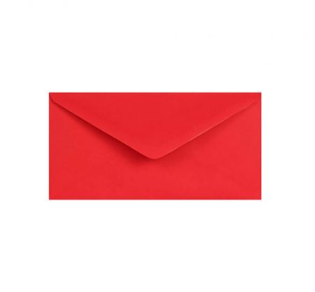Barevná obálka DL červená