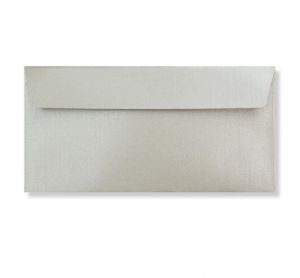 Barevná obálka DL stříbrná perleťová /50/