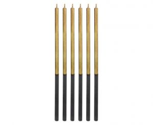 GD Svíčky dortové Platinum 6ks zlatá