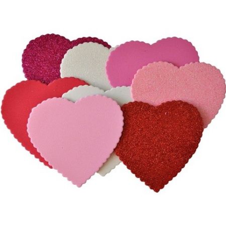 BREWIS samolepka PVW08 8ks Srdce