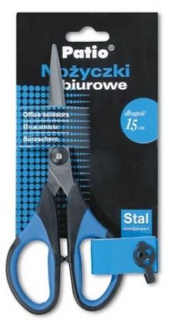 Nůžky PATIO 15 cm KS955  guma