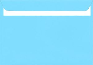 Obálka 110x220 DL 160g modrá světlá /20/