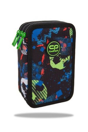 CP penál Jumper 3 Football blue vybav