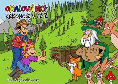 Omalovánky A5 - Krkonoše v letě