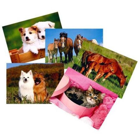 Pohlednice S-384 Zvířátka mix