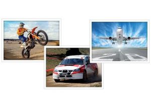 Pohled dětský lux - dopravní prostředky