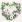 Ubrousky DAISY L (20ks) Photo Heart Eucalyptus Wreath