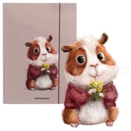 Desky s gumou A4 CUTE Křeček