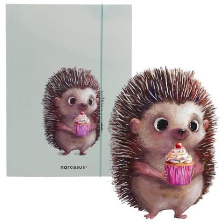 Desky s gumou A4 CUTE Ježek