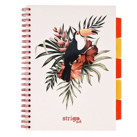 Blok A4/100l 80g TROPIC Tukan spirála s rozřaďovačem