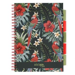 Blok A4/100l 80g TROPIC Papuga spirála s rozřaďovačem