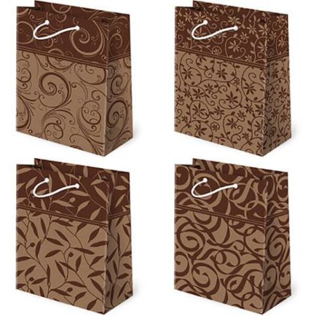 Papírová taška PAW s.c. T-4L Kraft sestava 129