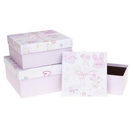 Dárková krabice PUD-24085-KW pastel sada 3ks