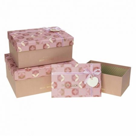 Dárková krabice PUG-22086-PR sada 3ks
