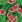 Ubrousky DAISY L (20ks) Watermelon on Green Fern Leaves
