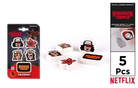 Dekorační pryž NETFLIX - Stranger Things 5 ks na blistru