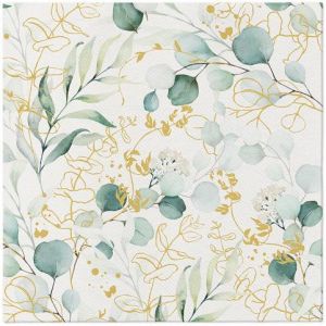 Papírový ubrousek Airlaid Golden Eucalyptus