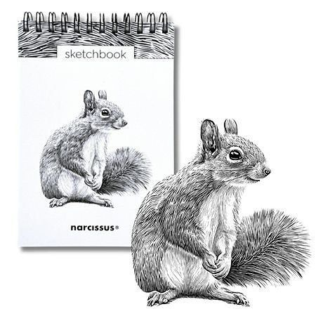 Skicovací notes A6 SP 60l čistý Veverka