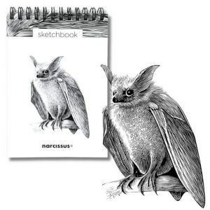 Skicovací notes A6 SP 60l čistý Netopýr