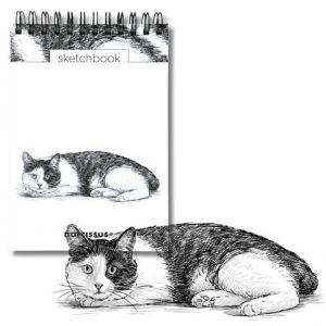 Skicovací notes A6 SP 60l čistý Kočka