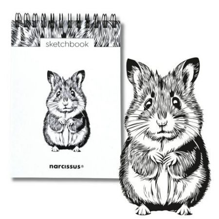 Skicovací notes A6 SP 60l čistý Křeček