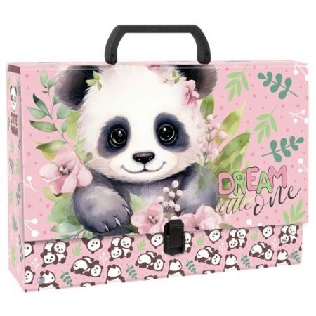 Výtvarný kufřík 33 x 25 x 10 cm Panda