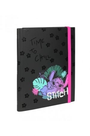 Desky na sešity A4 s širokou gumou - Stitch pastel vzor 3