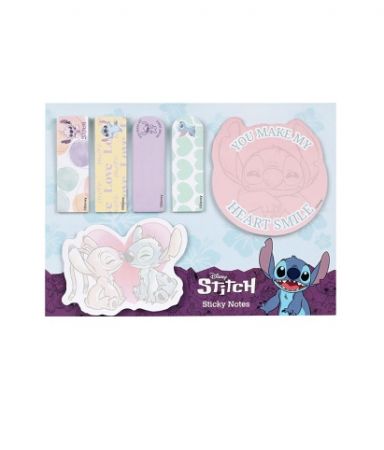 Samolepící bločky - Stitch modré