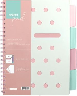 Spirálový blok A5 Street Pad Pink