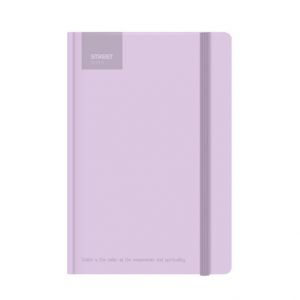 Blok PASTEL A5 linka - Violet s gumou