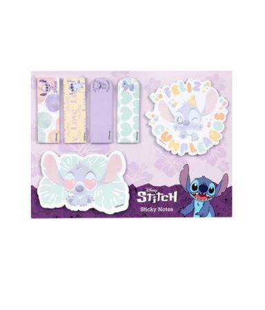 Samolepící bločky - Stitch fialové