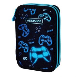 Penál 2 zipy Go Playing - prázdný