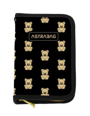 Penál 1 zip TEDDY - prázdný 2 klopy