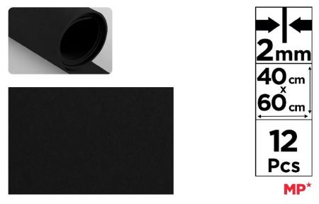Pěnové listy EVA FOAM 40 x 60 cm 2 mm 1 ks černé