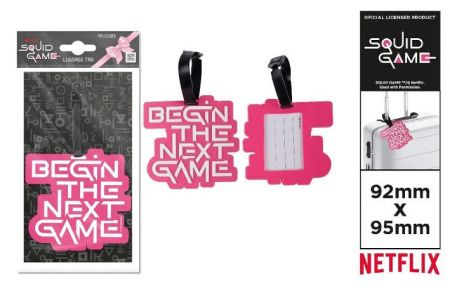 Visačka na zavazadlo NETFLIX - Squid Game