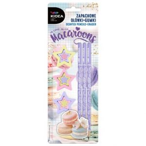 Trojhranné tužky a pryže s vůní 3 ks