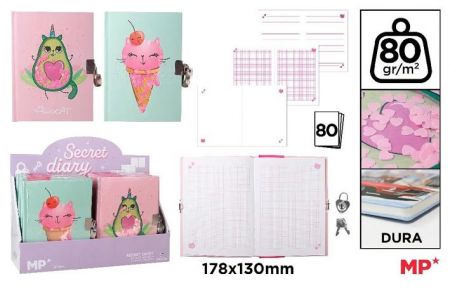 Památník se zámkem zvířátka 80 l Avokádo, zmrzlina