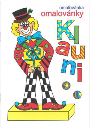 Omalovánky A5 Klauni