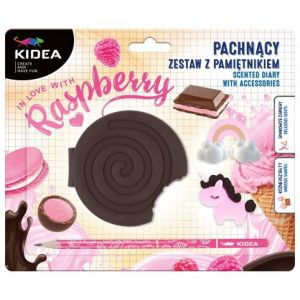 Památník voňavý MALINA s tužkou a pryžemi