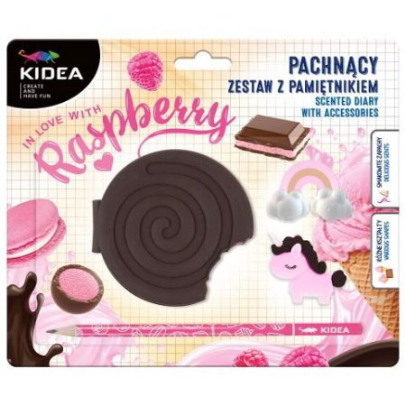 Památník voňavý MALINA s tužkou a pryžemi