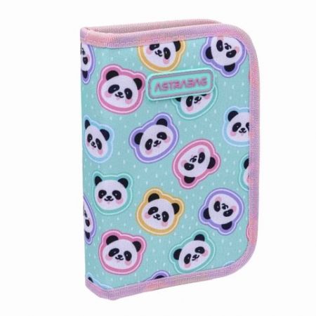 Penál 1 zip Minty Pandas vybavený