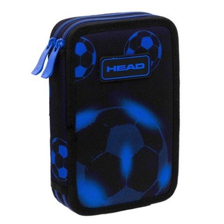 Penál 2 zipy HEAD NEO BLUE FOOTBALL