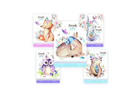 Pohlednice dětské Friends of forest