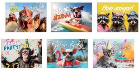 Pohled žánrový s textem