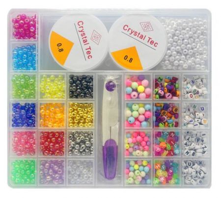 Korálky sada s vlascem 320g