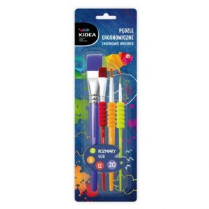 Sada ergonomických štětců 4 ks